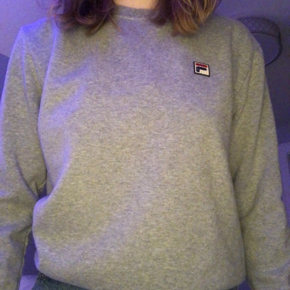 Gray Fila Sweatshirt